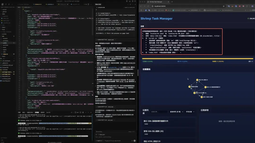 Shrimp Task Manager MCP